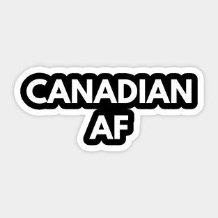 Canadian AF Sticker